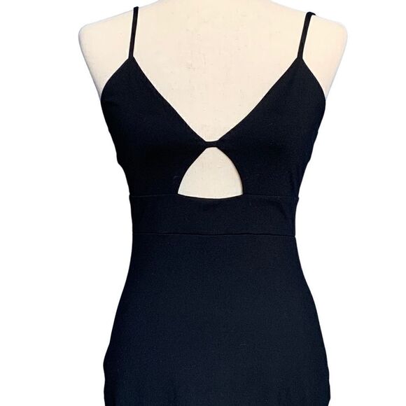 NEW Susana Monaco Black Cut Out Mini Dress- Size Medium - Picture 4 of 8